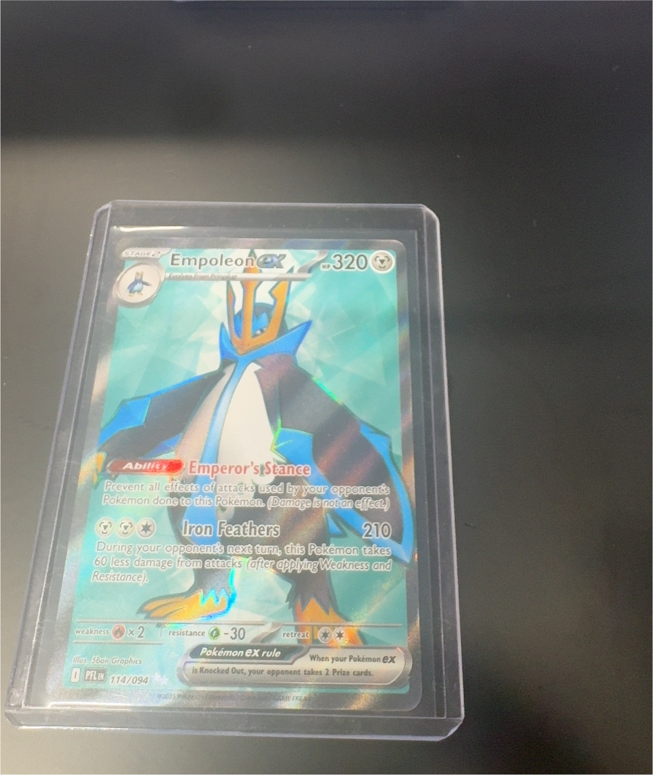 2025 Pokémon #114 Empoleon ex — front