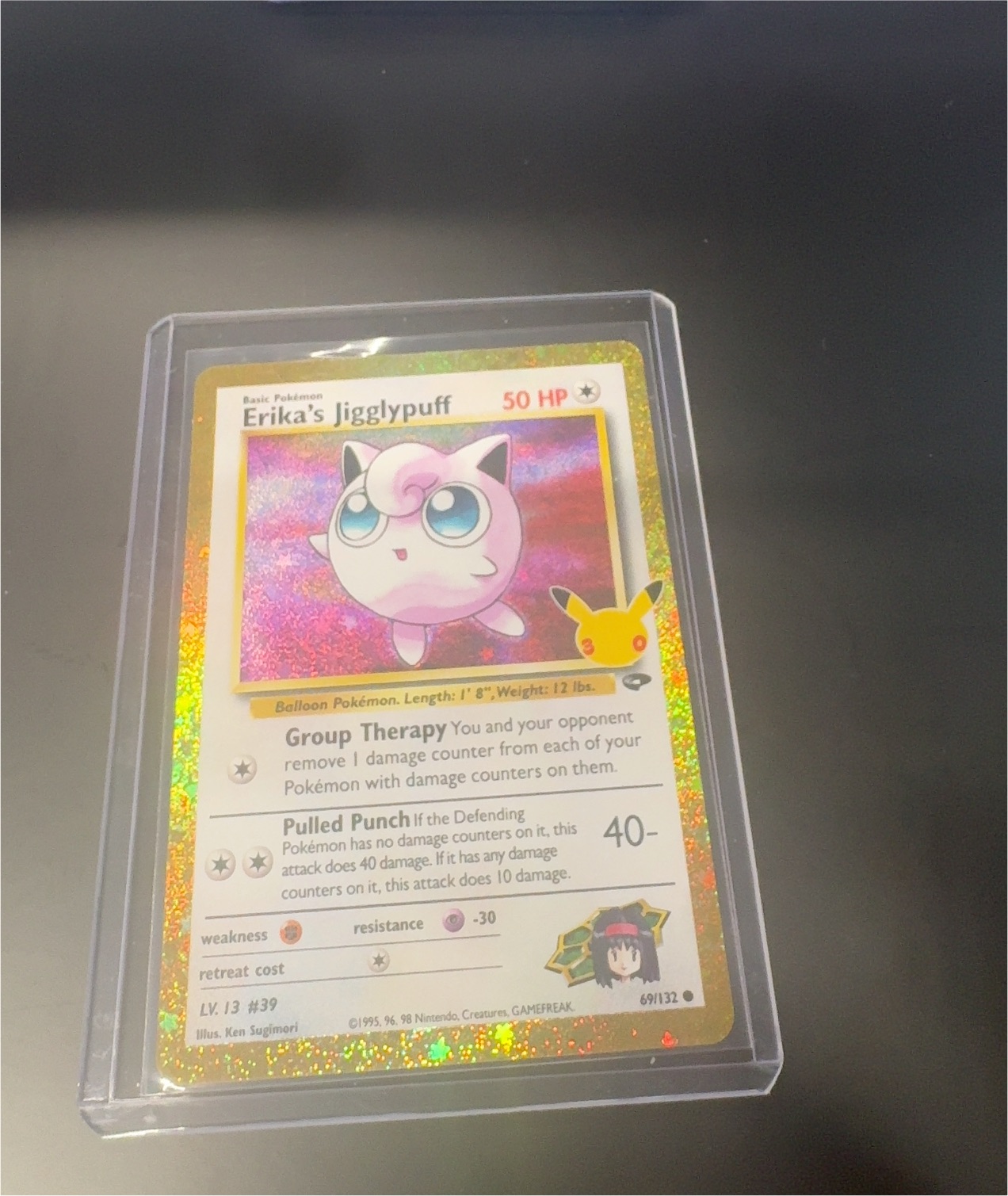 2000 Pokémon Gym Heroes #69 Erika's Jigglypuff — front
