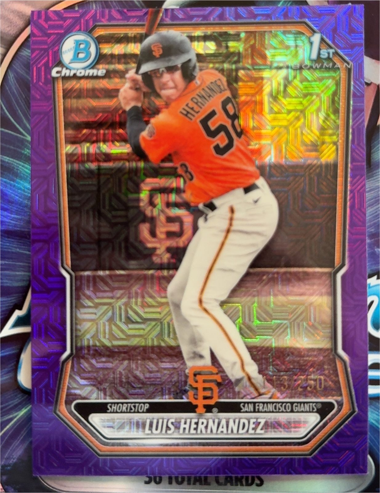 2025 Bowman Chrome Luis Hernandez — front