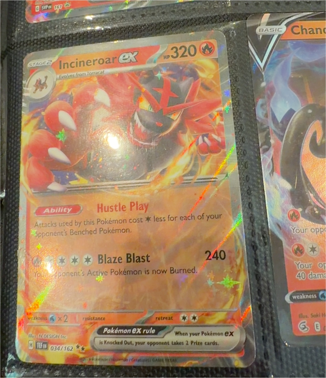 2024 Pokémon Temporal Forces #034 Incineroar ex — front