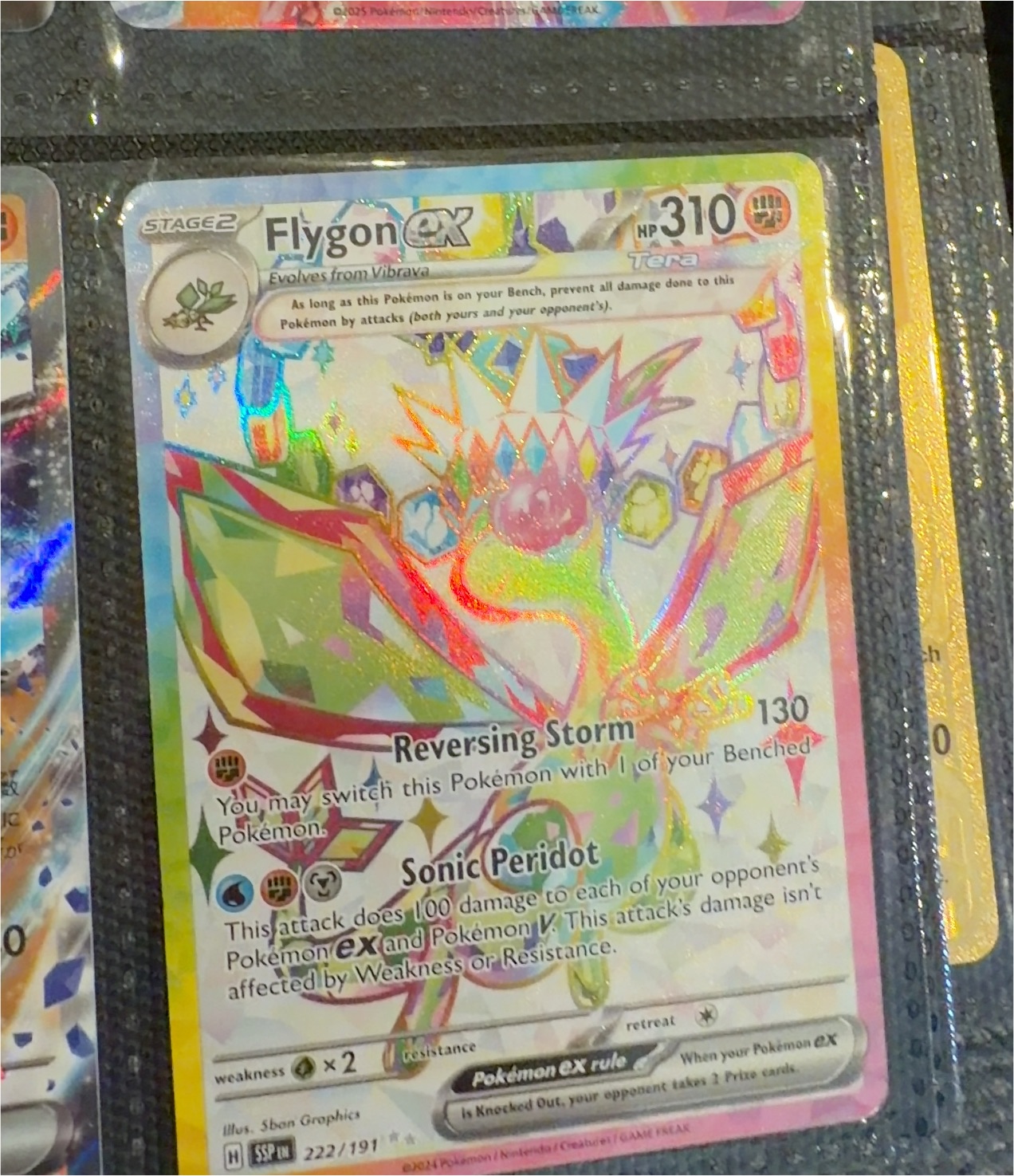 2024 Pokémon #222 Flygon ex — front