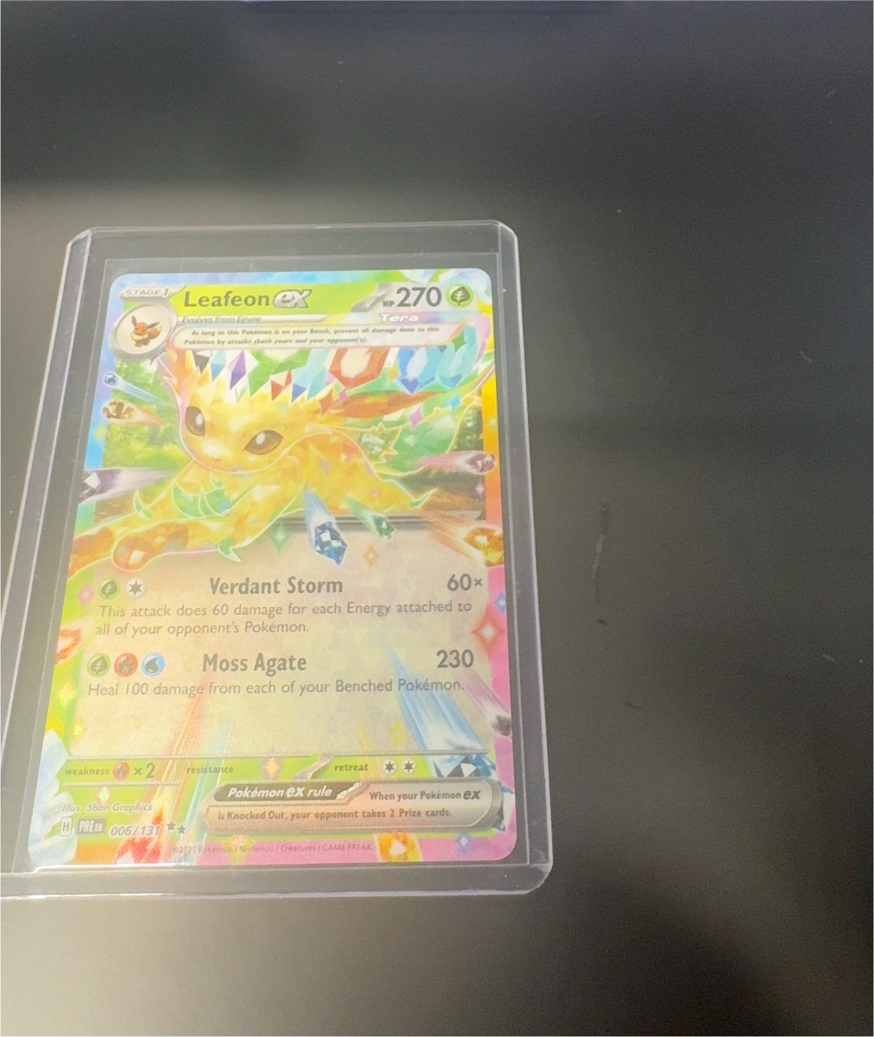 2025 Pokémon #006 Leafeon ex — front