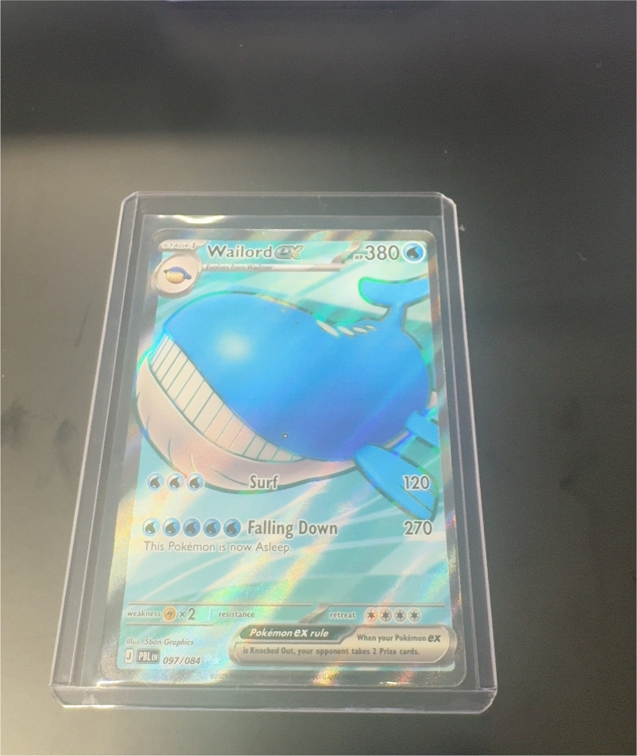 2026 Pokémon #097 Wailord ex — front