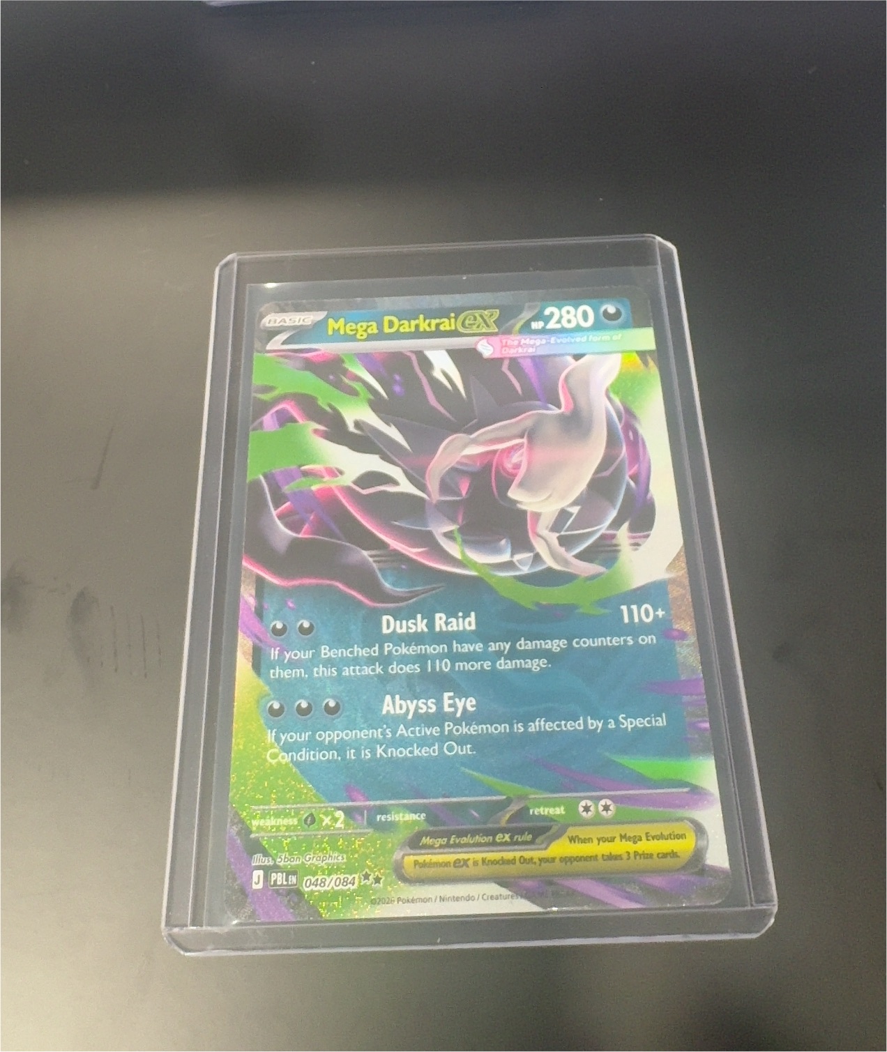 2026 Pokémon #048 Mega Darkrai ex — front