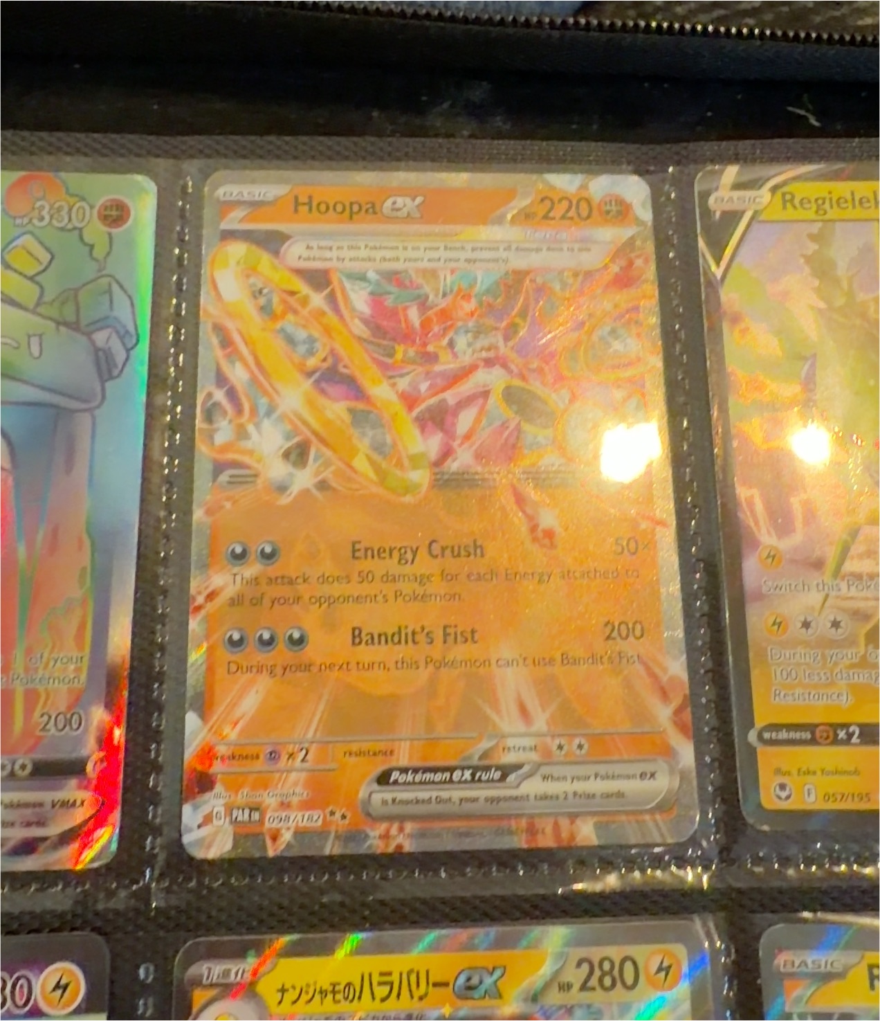 2023 Pokémon Obsidian Flames #098 Hoopa ex — front
