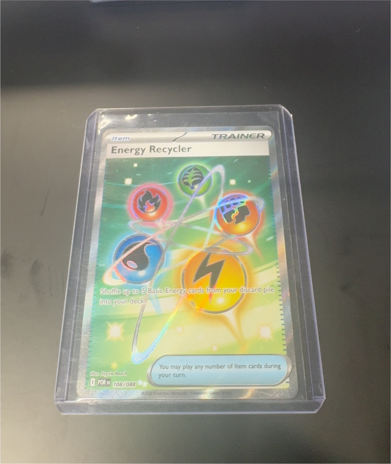 2024 Pokémon Paldean Fates #108 Energy Recycler — front