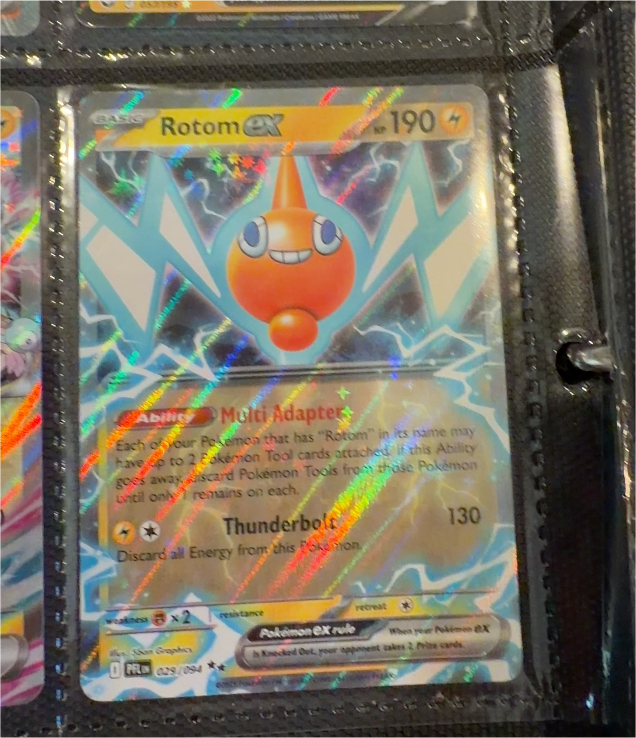 2023 Pokémon #190 Rotom ex — front
