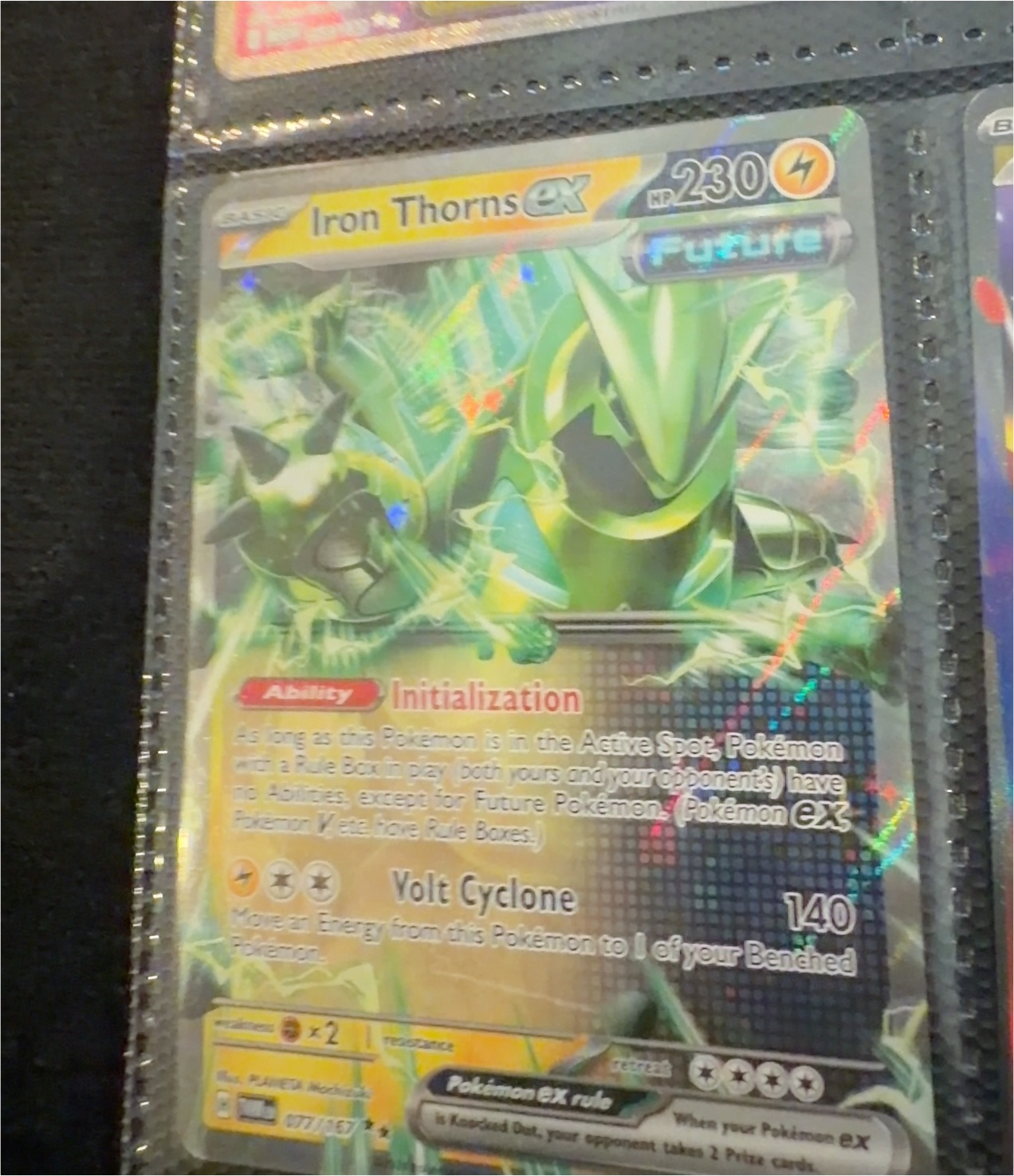 2024 Pokémon Twilight Masquerade #196 Iron Thorns ex — front