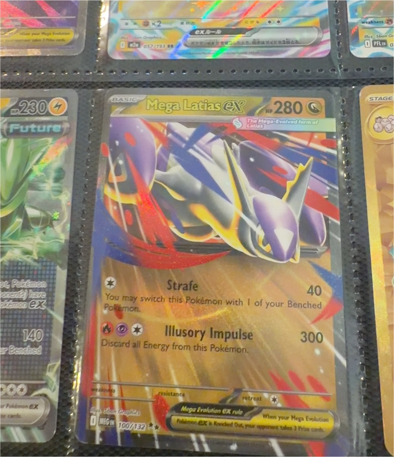 2025 Pokémon #100 Mega Latias ex — front