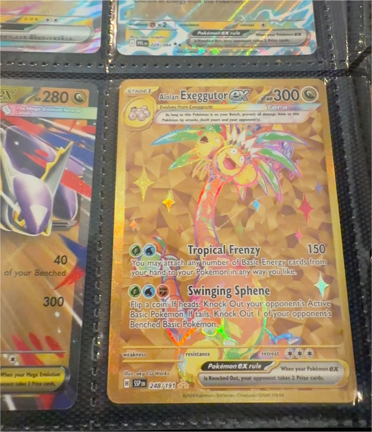 2024 Pokémon #248 Alolan Exeggutor ex — front