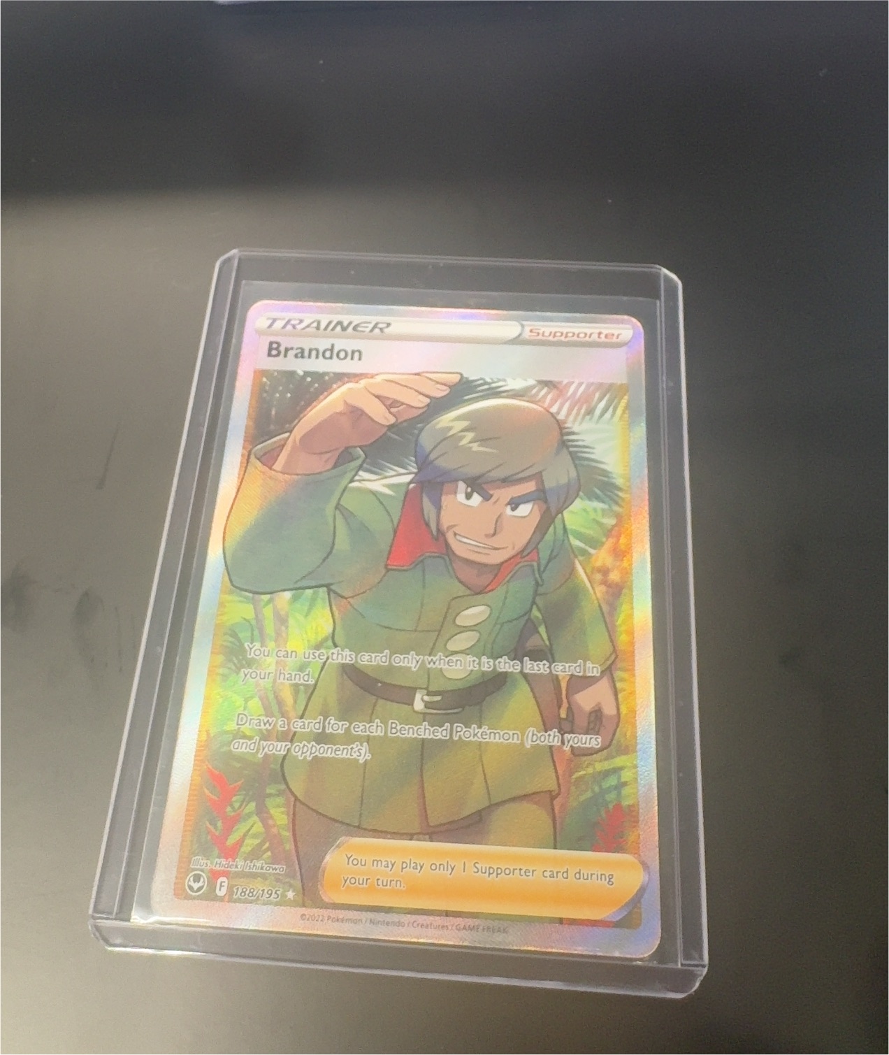 2022 Pokémon Silver Tempest #188 Brandon — front
