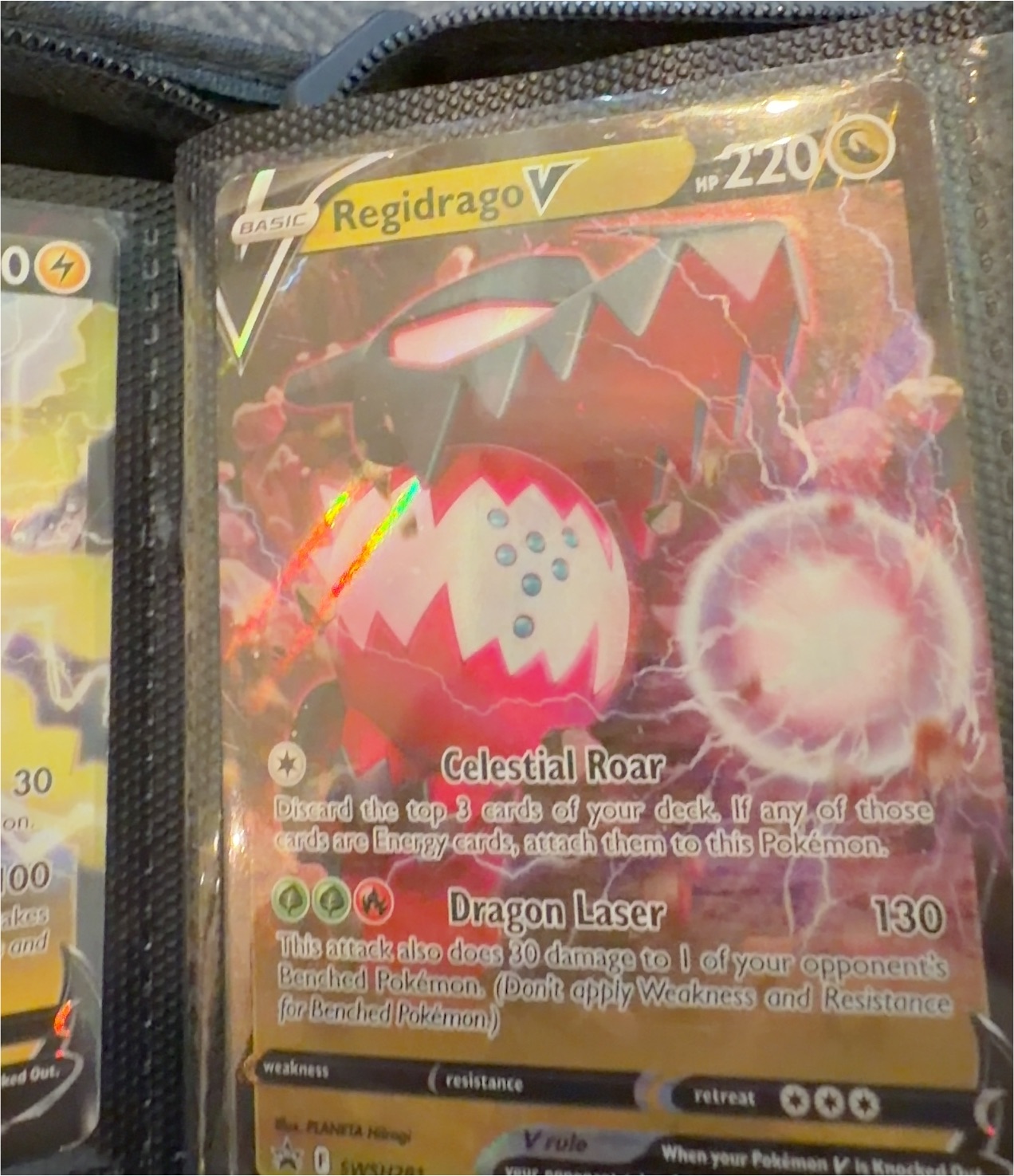 2022 Pokémon #135 Regidrago V — front