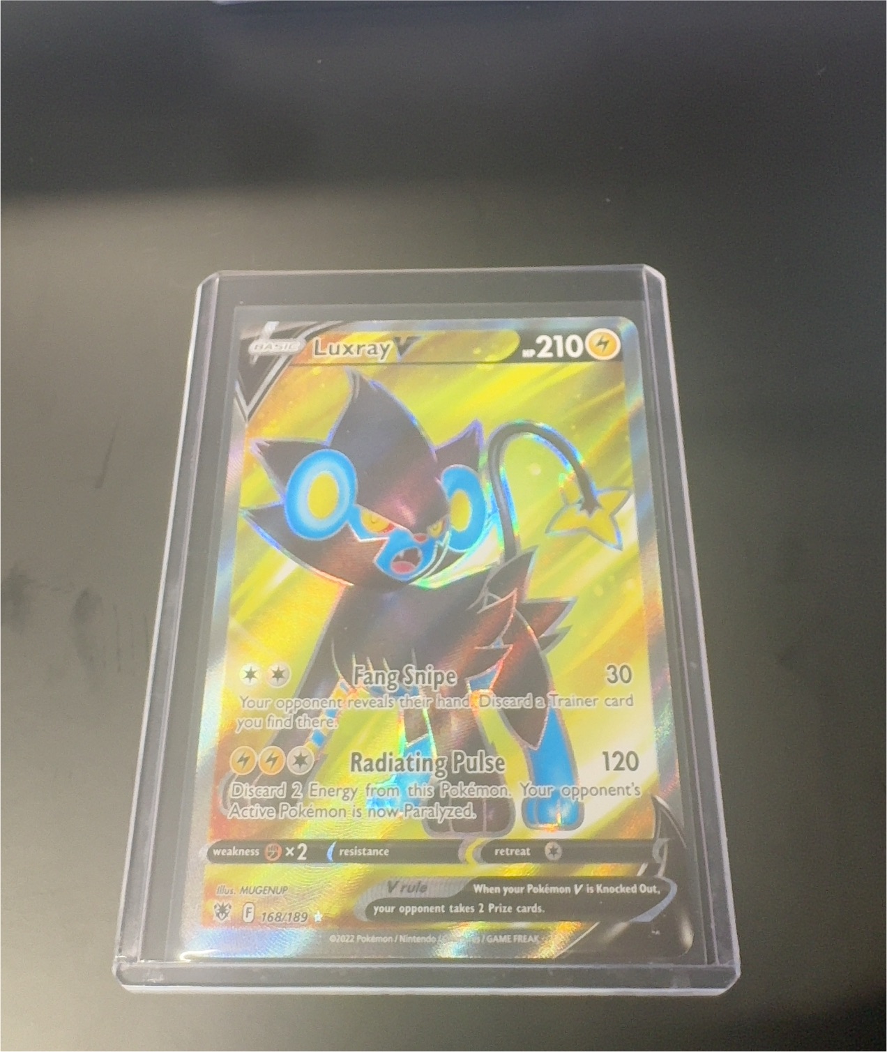 2022 Pokémon Astral Radiance #168 Luxray V — front