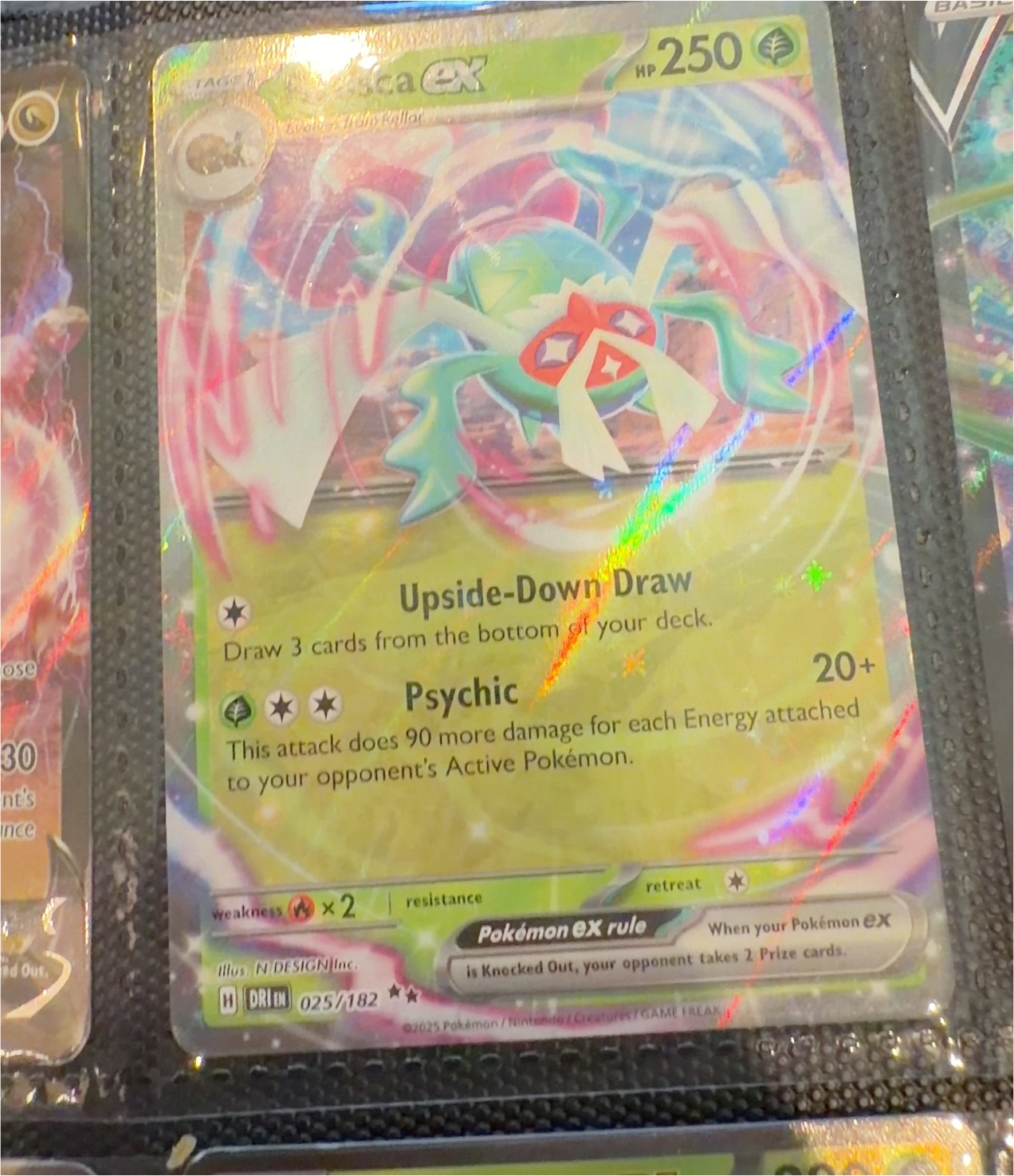 2025 Pokémon #025 Team Rocket's Orbeetle ex — front