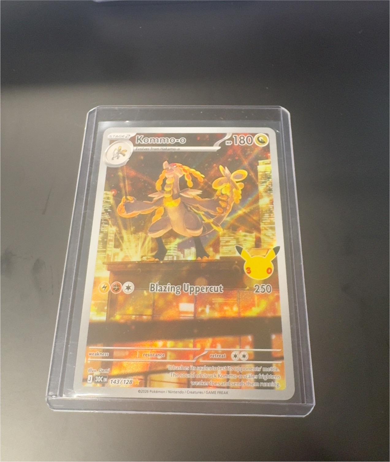 2026 Pokémon Mega Evolution—Perfect Order #143 Kommo-o — front