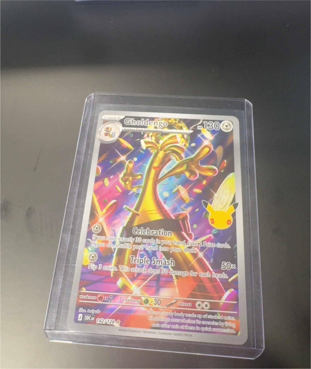 2025 Pokémon Mega Evolution #142 Gholdengo — front