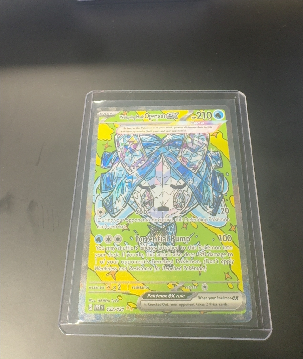 2024 Pokémon Twilight Masquerade #212 Wellspring Mask Ogerpon ex — front