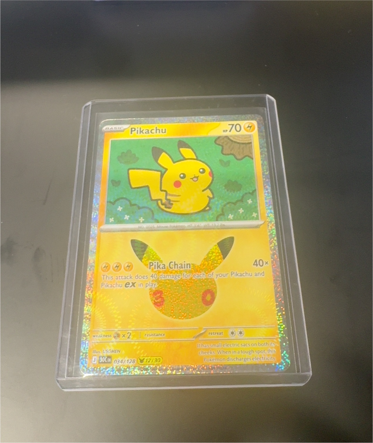 2026 Pokémon Mega Evolution—Perfect Order #034 Pikachu — front
