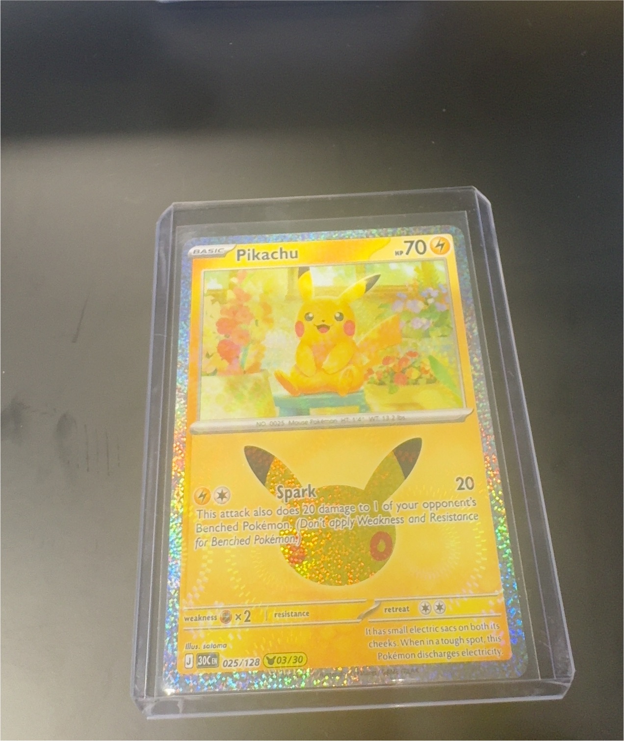 2026 Pokémon 30th Anniversary Collection #025 Pikachu — front