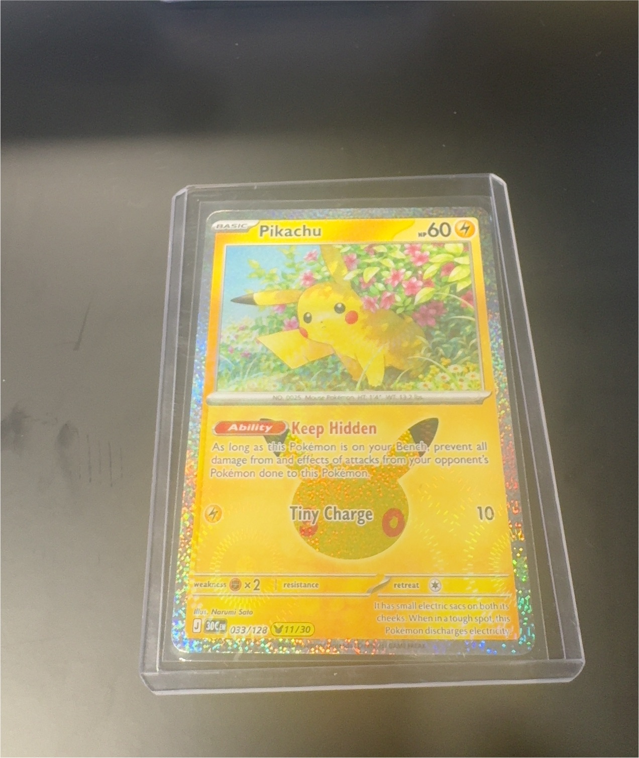 2025 Pokémon Pikachu #033 — front