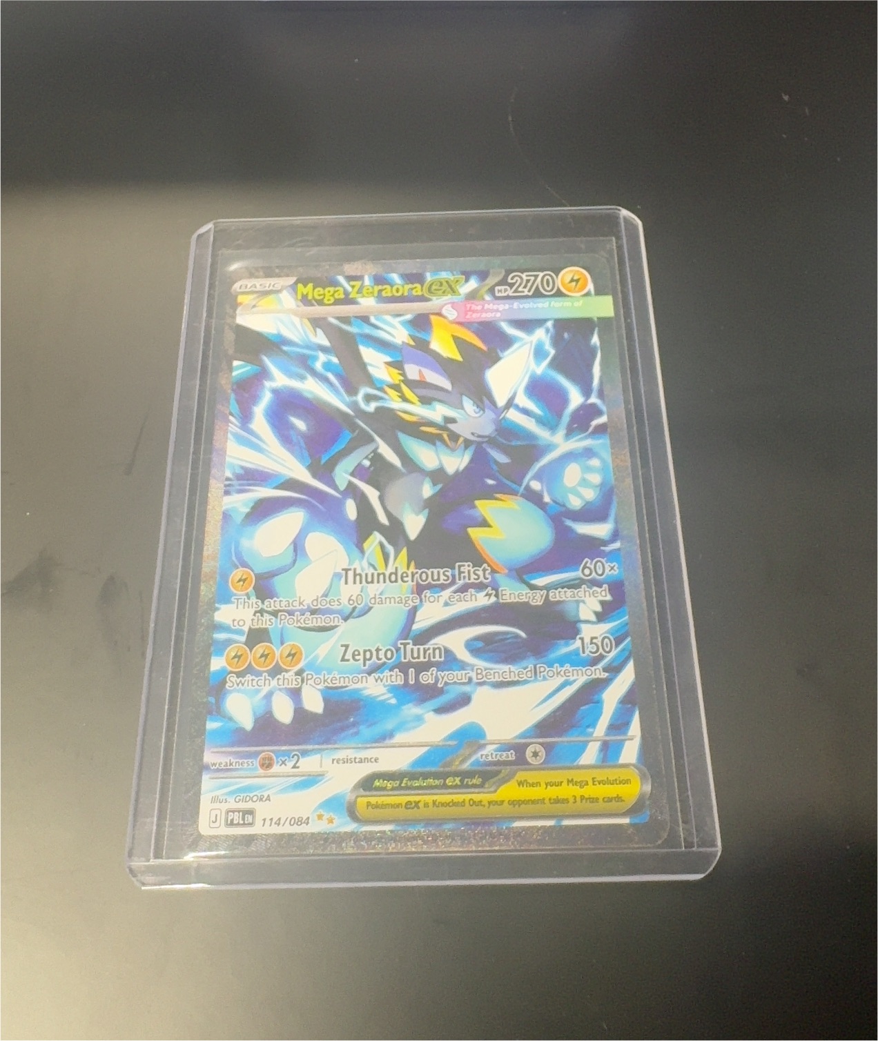 2026 Pokémon Mega Evolution—Perfect Order #114 Mega Zeraora ex — front