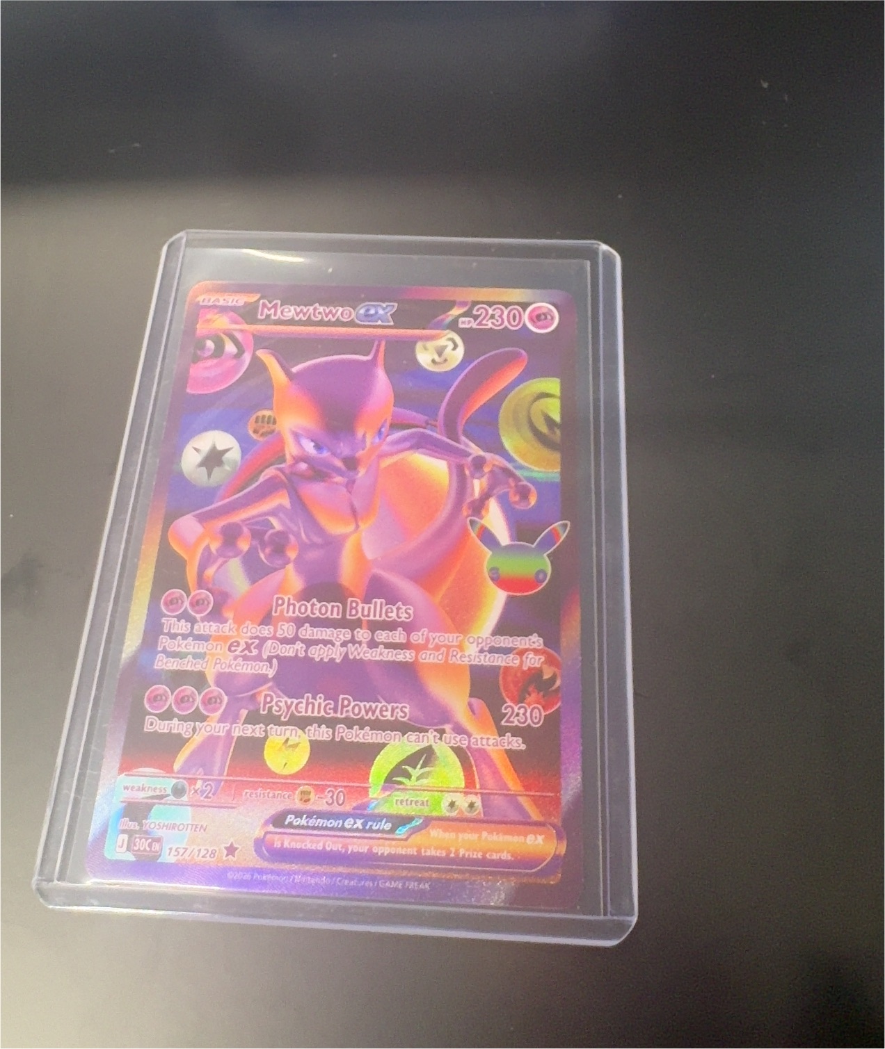 2026 Pokémon #157 Mewtwo ex — front