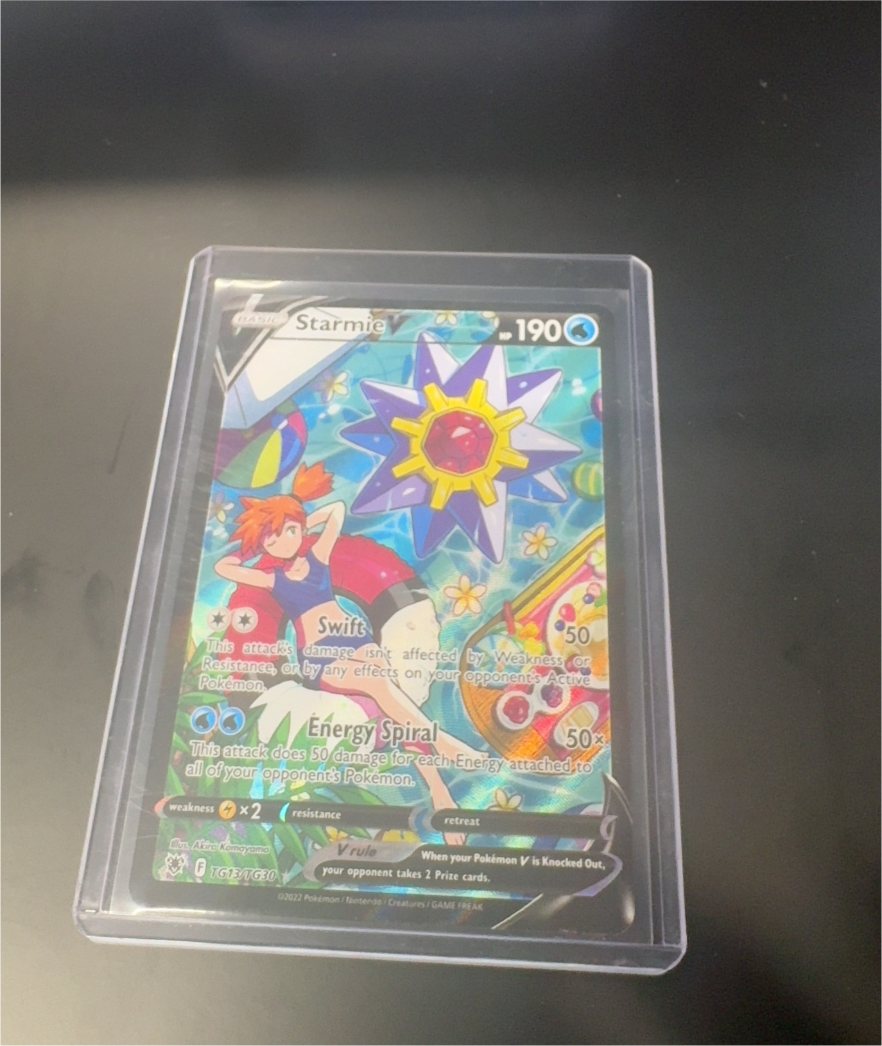 2022 Pokémon Astral Radiance Trainer Gallery #TG13 Starmie V — front