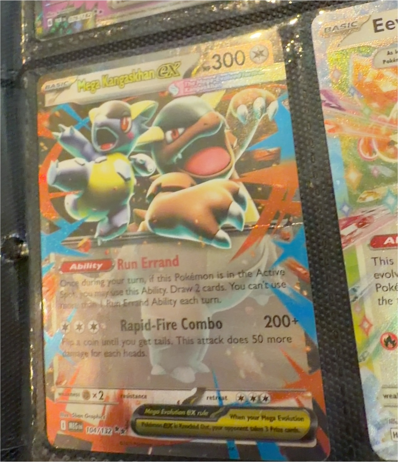 2025 Pokémon Mega Evolution #104 Mega Kangaskhan ex — front