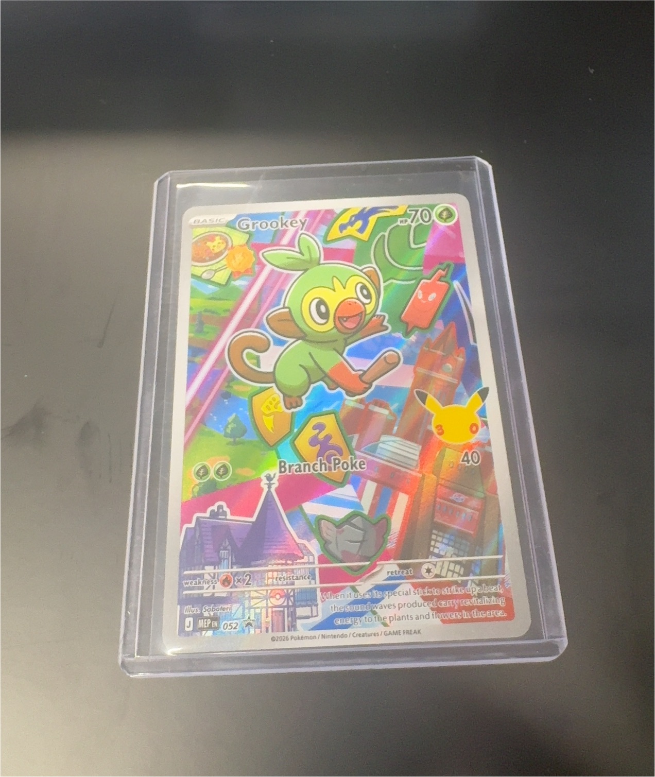 2026 Pokémon #052 Grookey — front