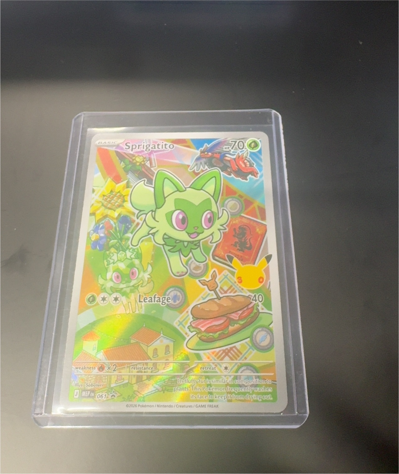 2026 Pokémon Mega Evolution—Perfect Order #061 Sprigatito — front