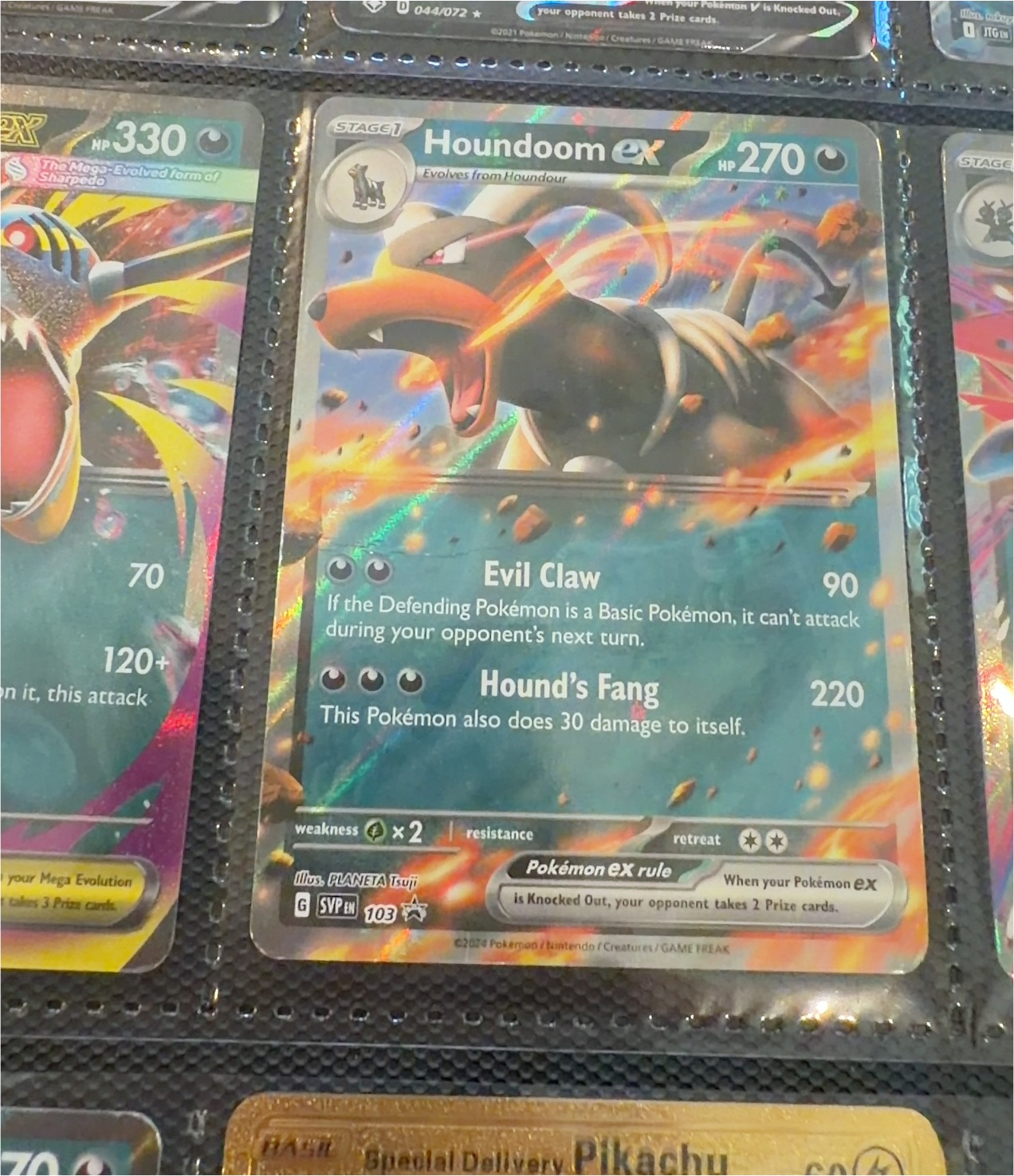 2024 Pokémon SVP 103 Houndoom ex — front