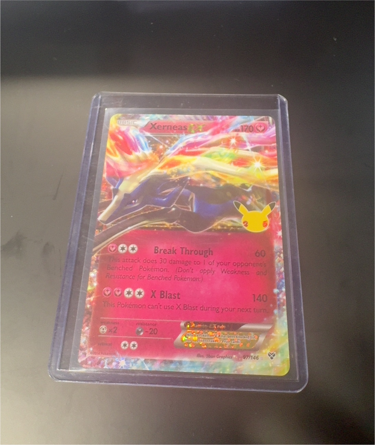 2016 Pokémon #97 Xerneas-EX — front