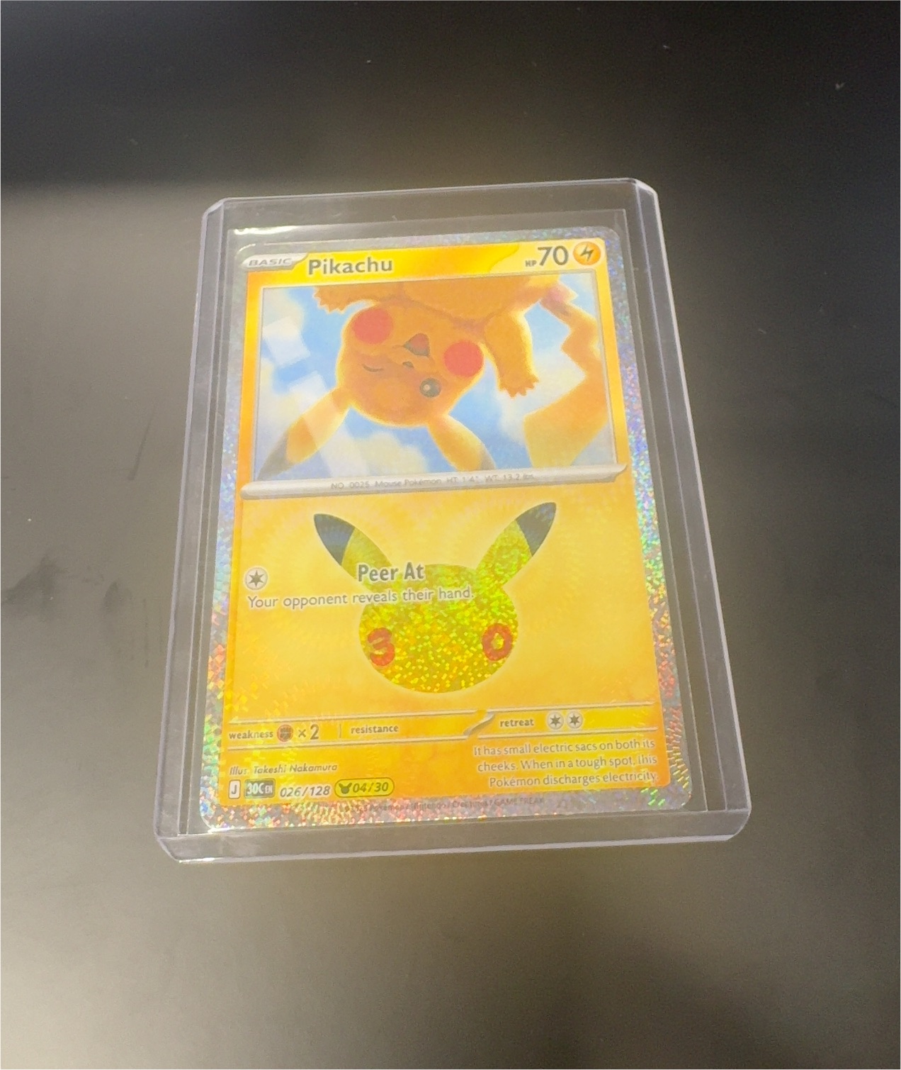 2026 Pokémon 30th Anniversary #026 Pikachu — front