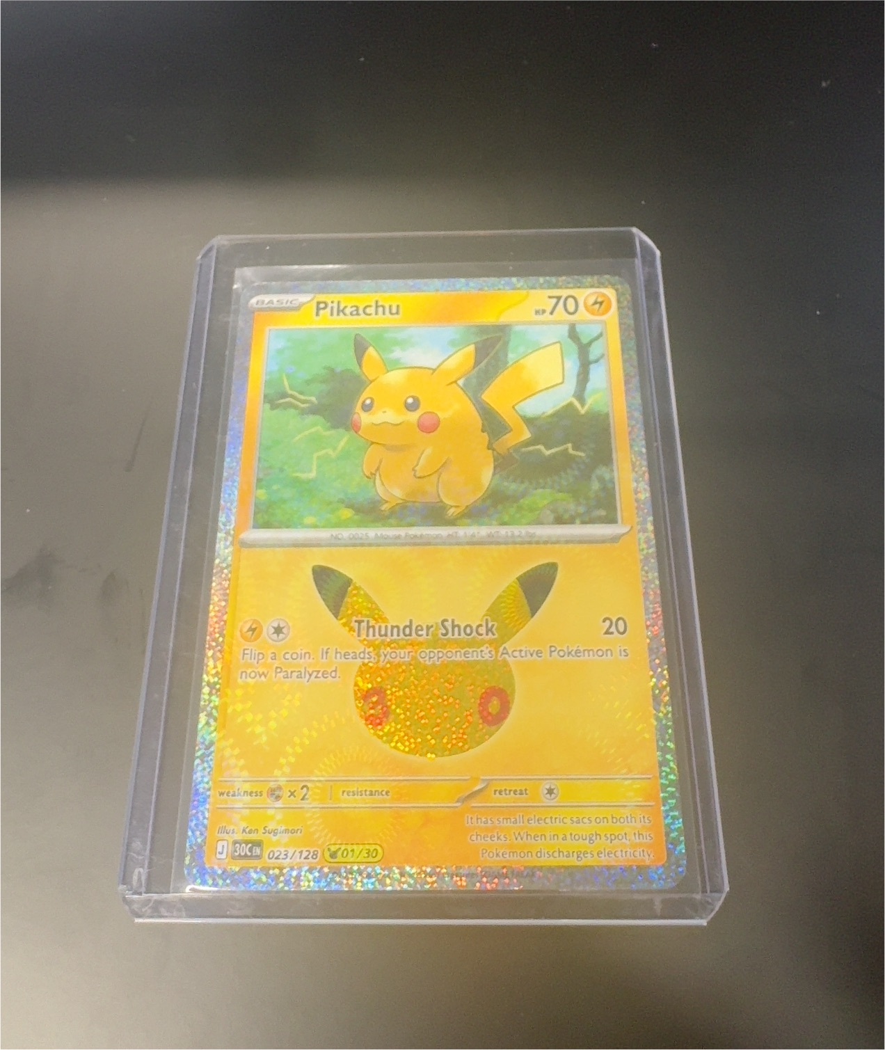 2026 Pokémon 30th Anniversary Collection #023 Pikachu — front