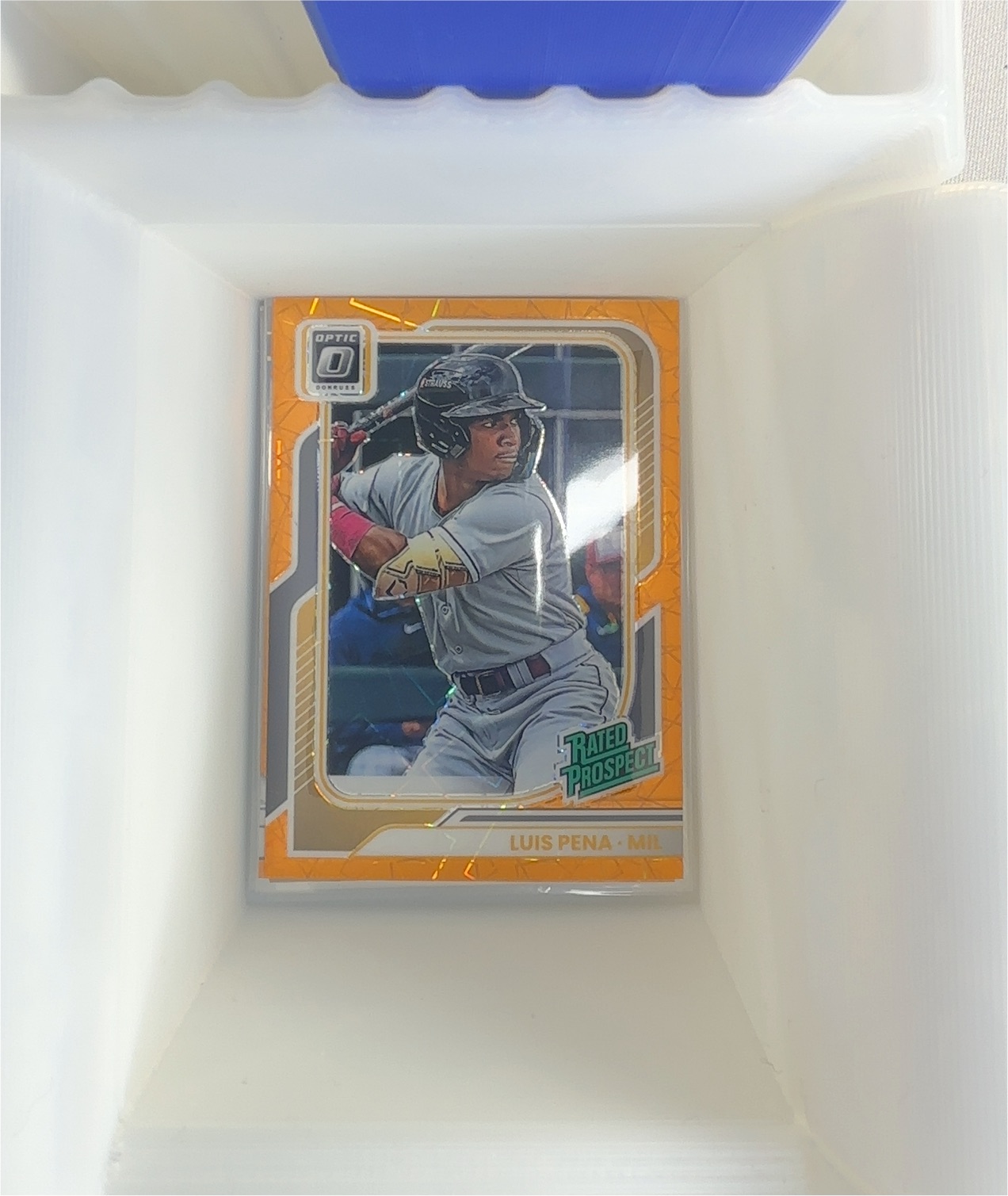 2022 Donruss Optic Luis Peña Rated Prospect — front