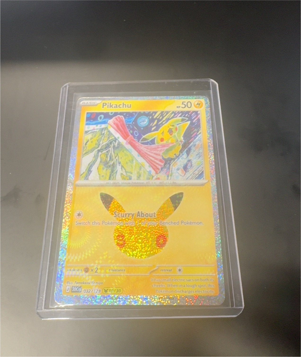 2026 Pokémon 30th Anniversary Collection #032 Pikachu — front