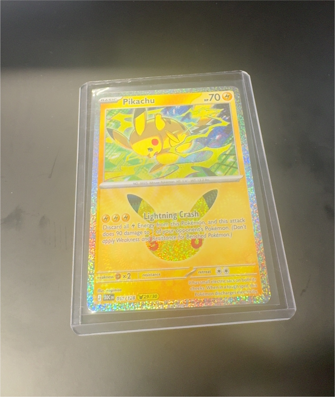 2026 Pokémon 30th Anniversary #29 Pikachu — front