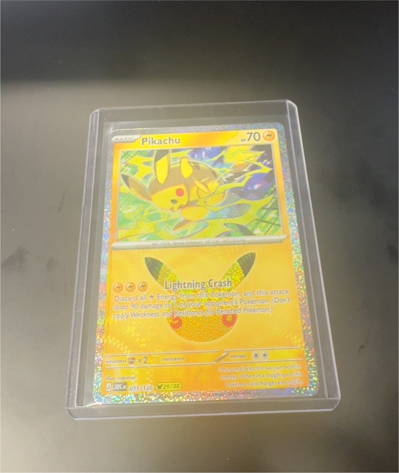 2026 Pokémon 30th Anniversary Collection #051 Pikachu — front