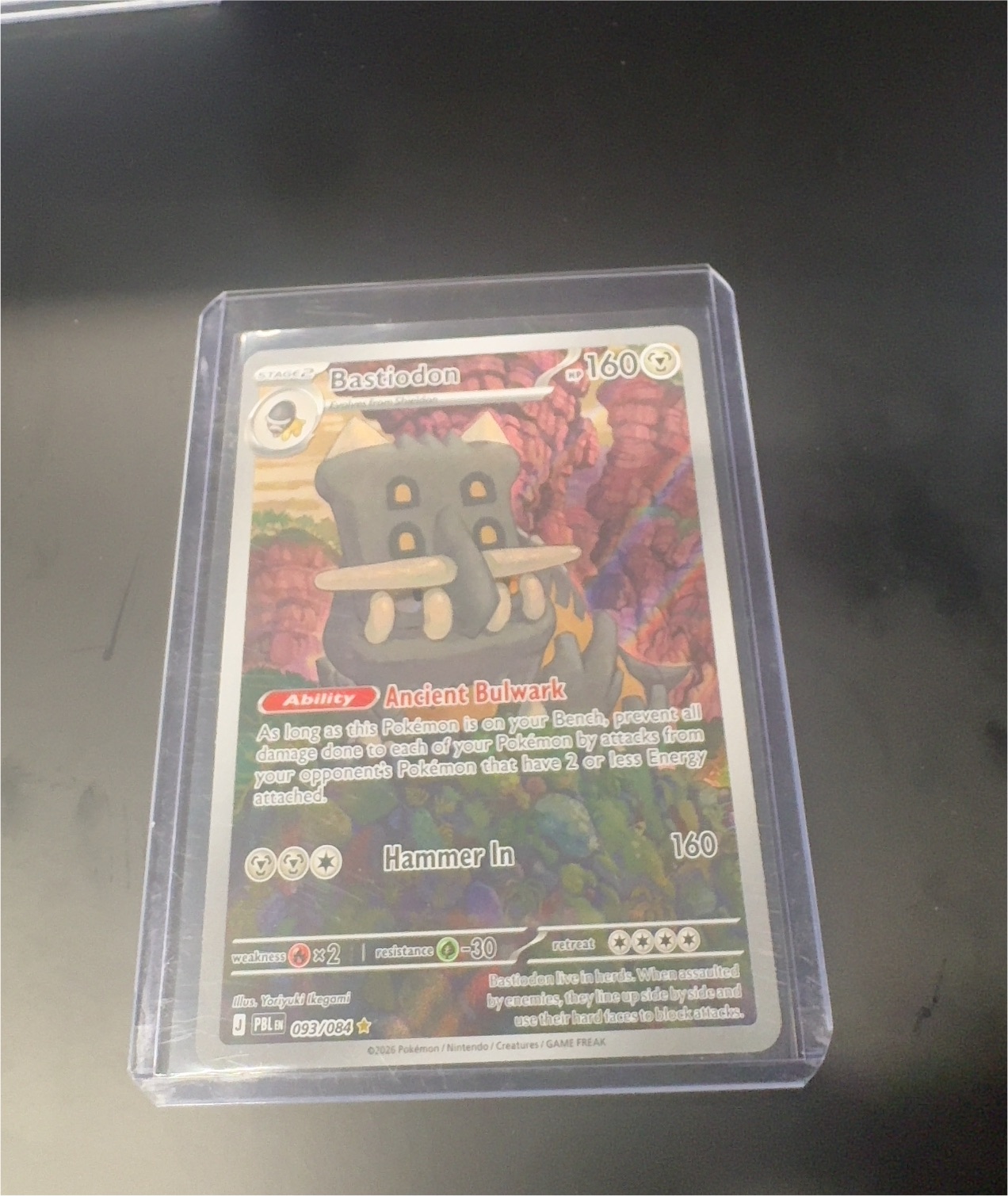 2026 Pokémon Mega Evolution—Perfect Order #093 Bastiodon — front