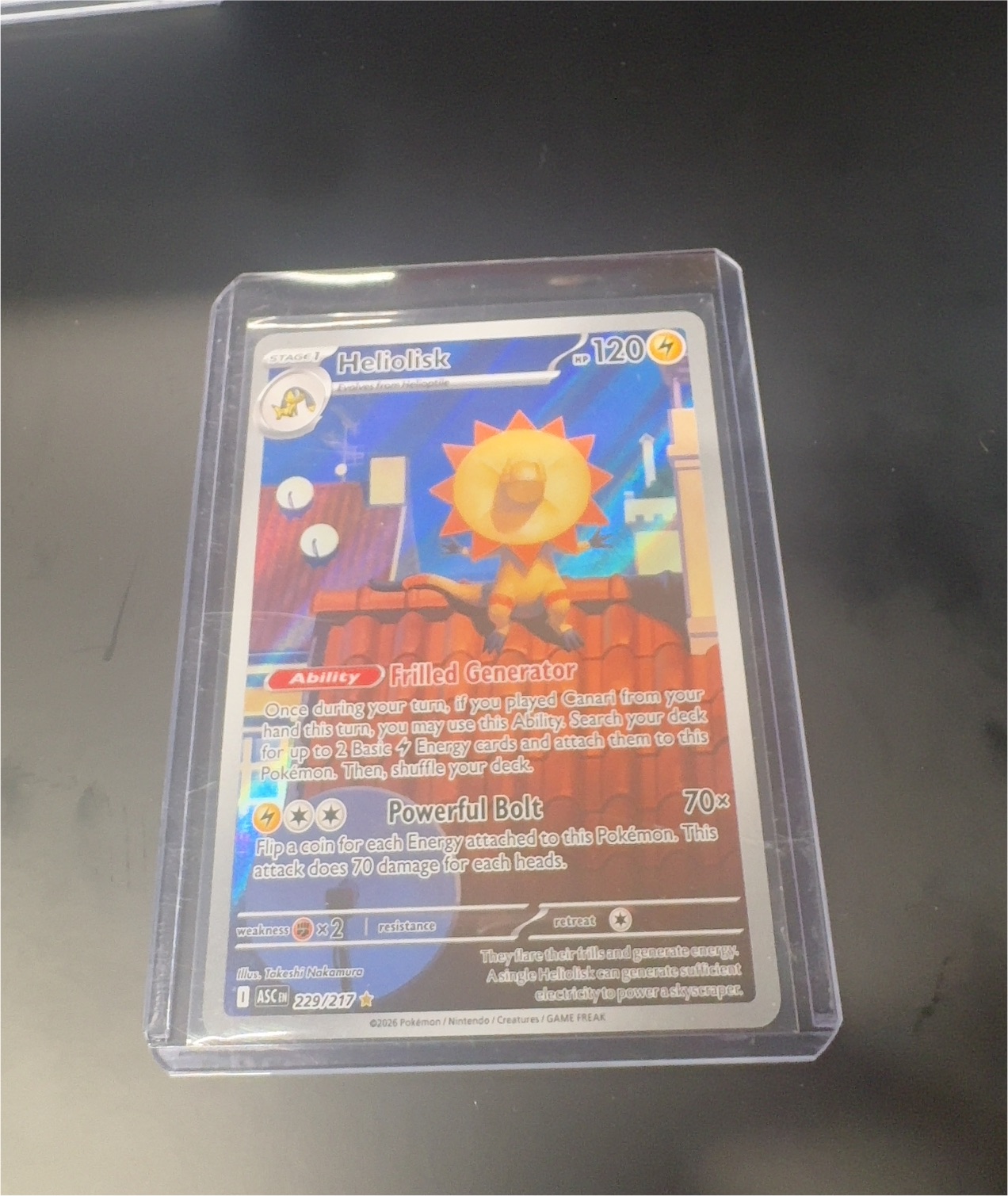 2026 Pokémon #229 Heliolisk — front
