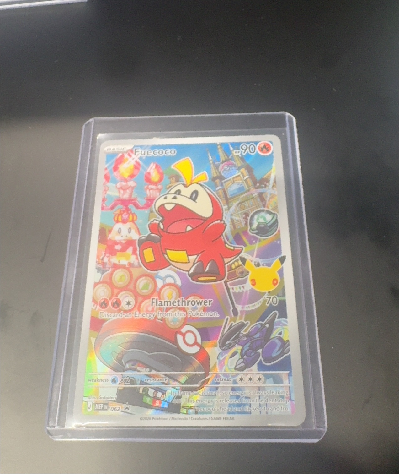 2026 Pokémon Mega Evolution Promo MEP #062 Fuecoco — front
