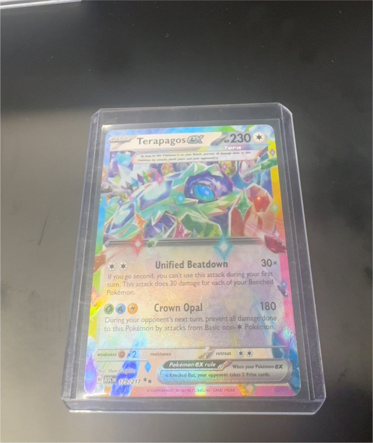 2026 Pokémon #179 Terapagos ex — front