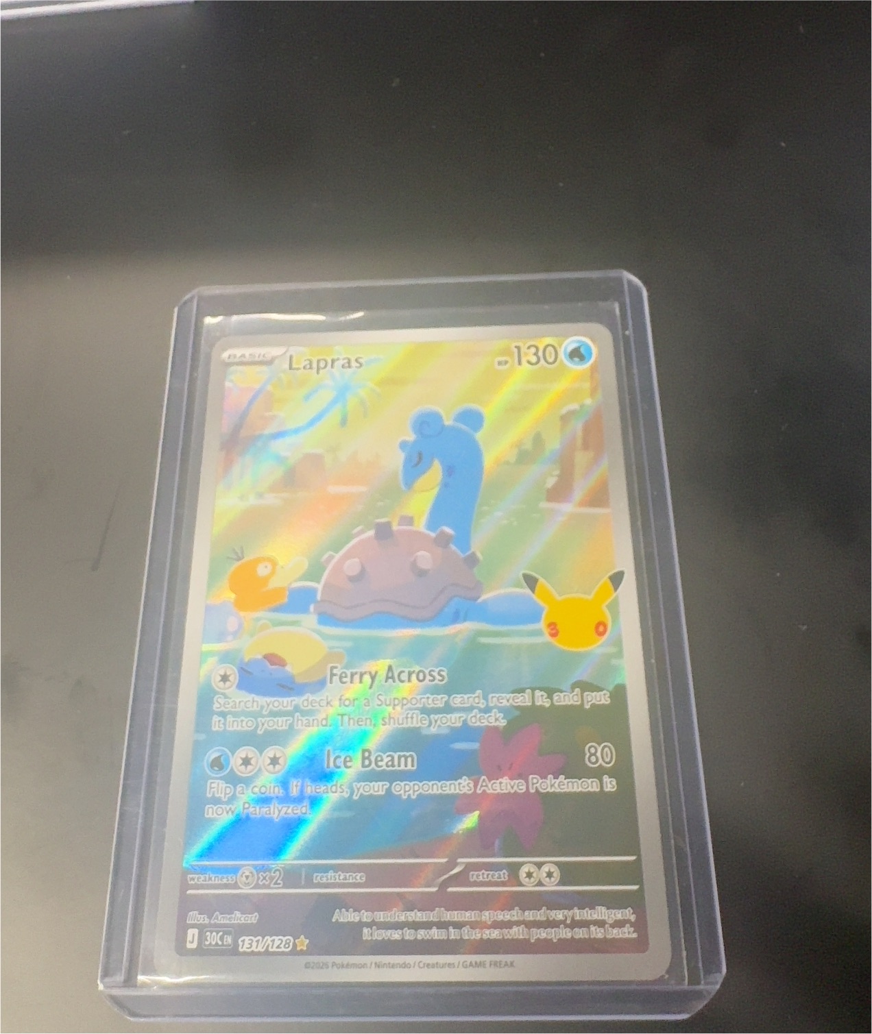 2025 Pokémon Lapras #131 — front