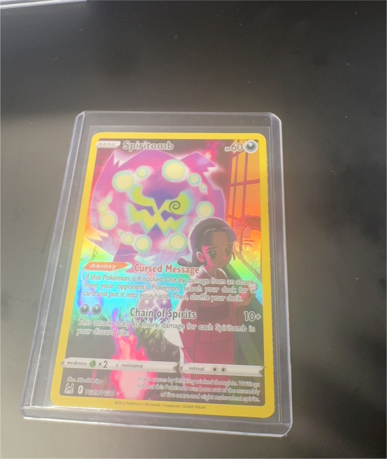 2022 Pokémon #TG09 Spiritomb — front