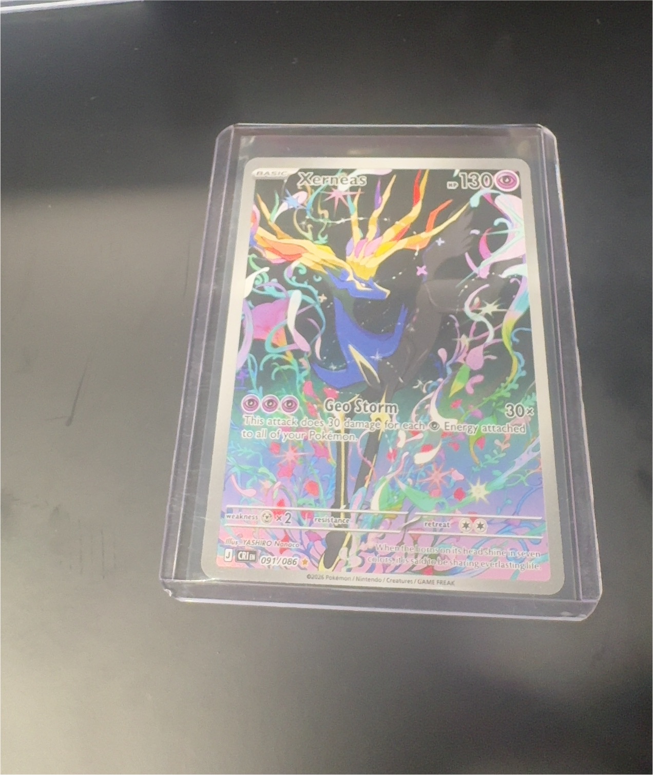 2025 Pokémon Mega Evolution #091 Xerneas — front