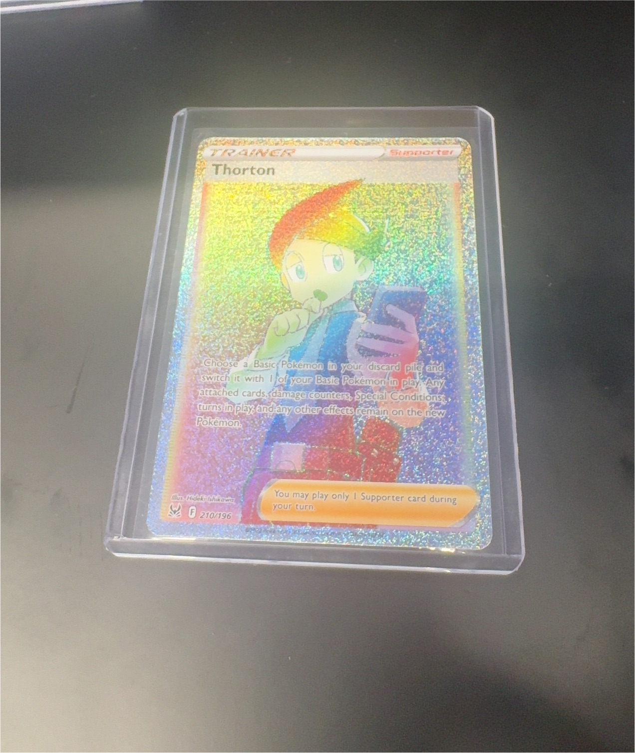 2022 Pokémon Lost Origin #210 Thornton — front