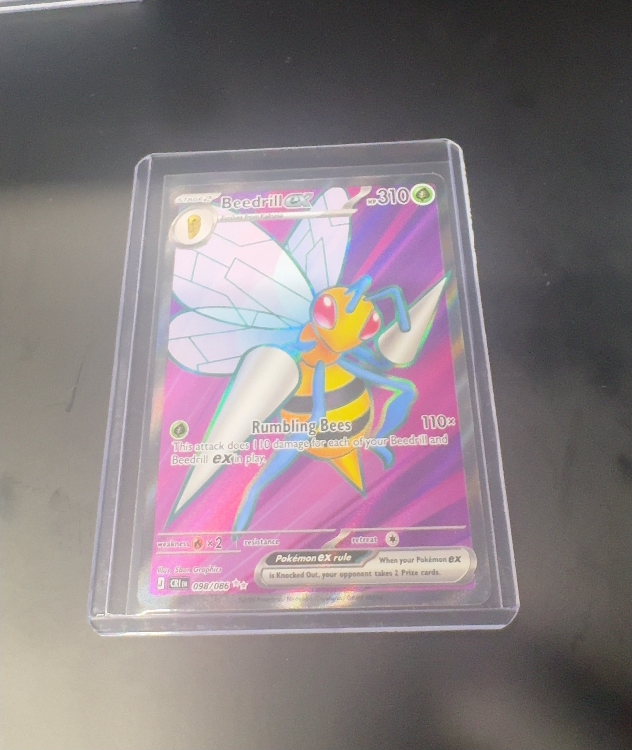 2023 Pokémon #098 Beedrill ex — front