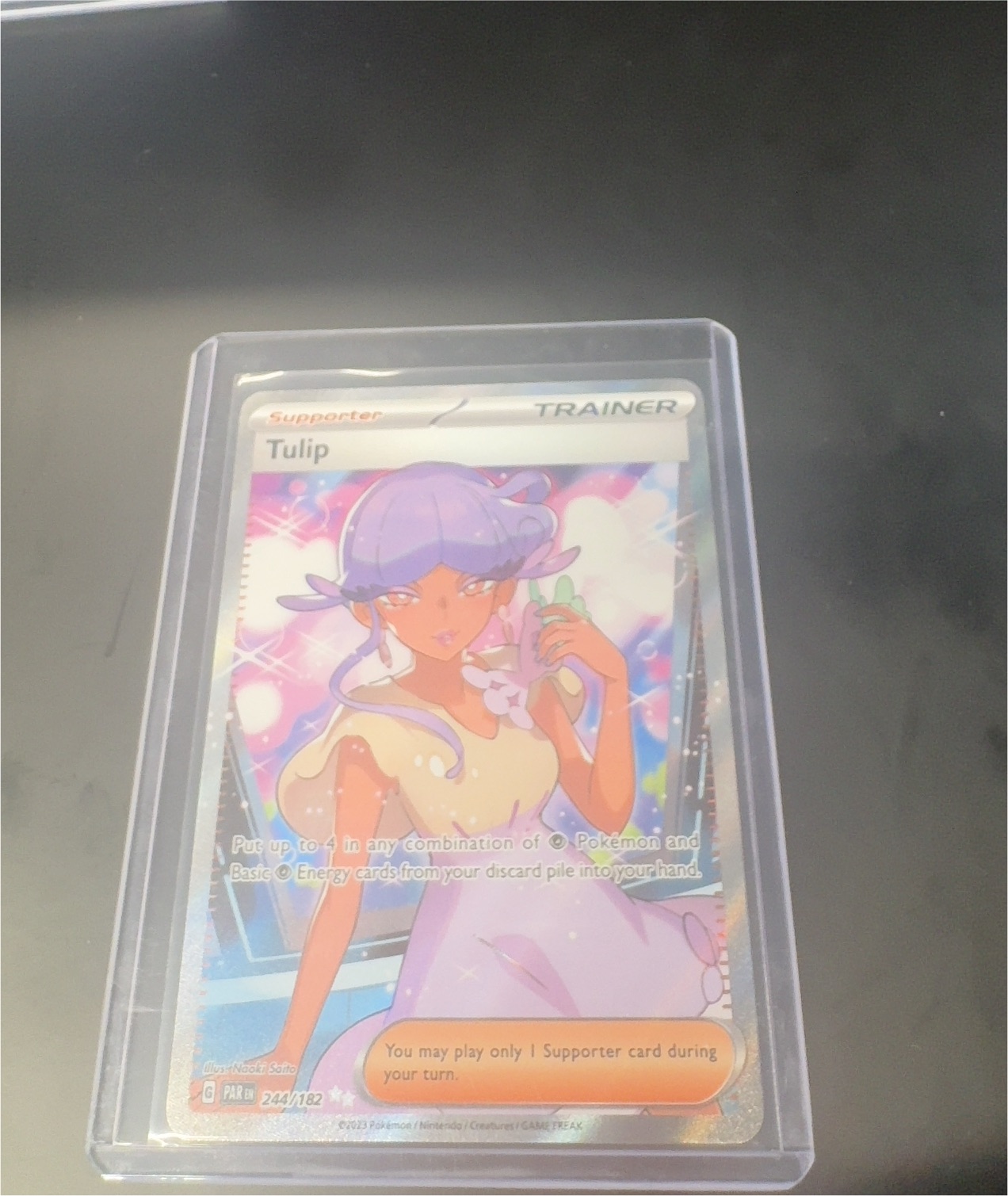 2023 Pokémon #244 Tulip — front