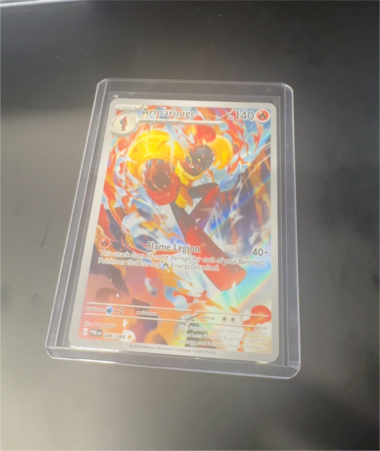 2026 Pokémon #086 Armarouge — front