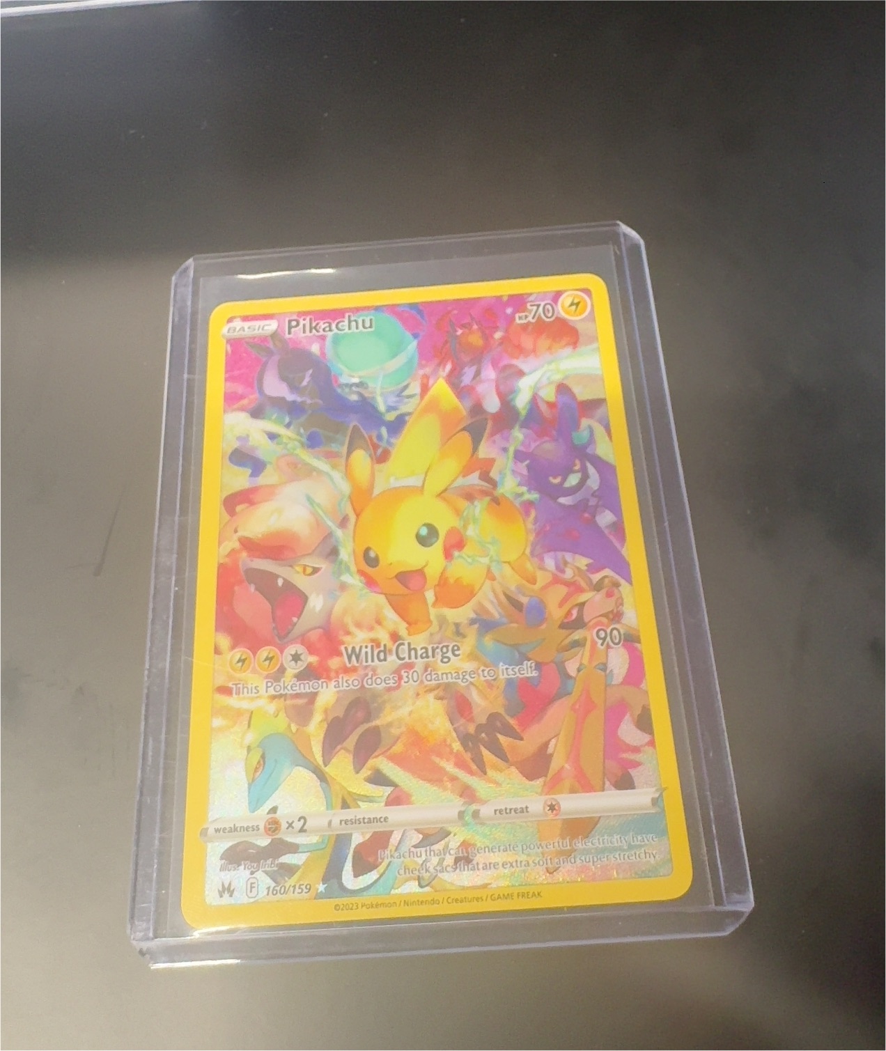 2023 Pokémon Crown Zenith #160 Pikachu — front
